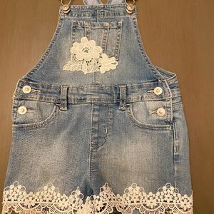 Toddler short overalls